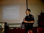 Captain Bellini gave an excellent slideshow on how the Crisis Negotiation Team of the Woodland Police Department handles a hostage situation.